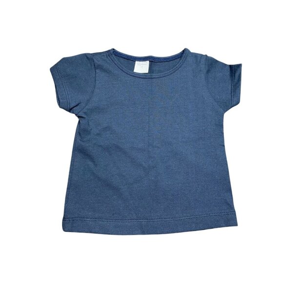 NEW Gus + Steel Midnight Navy Boatneck Tee 6-12 months - Picture 1 of 4